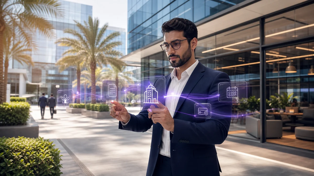 Premium notionwave editorial visual for ifza business setup planning in the UAE