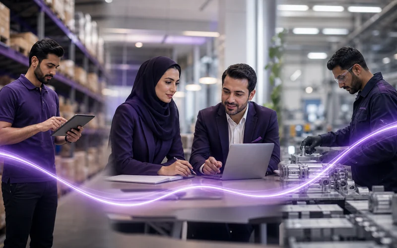 Premium notionwave editorial visual for uae business licence types planning in the UAE
