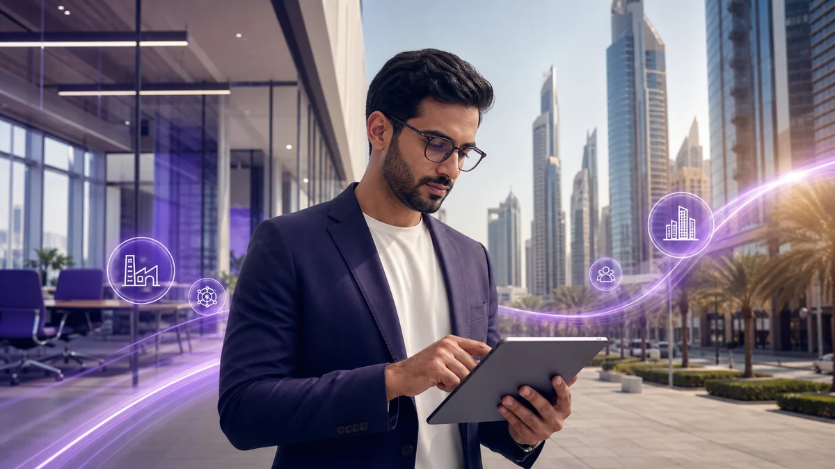 Premium notionwave editorial visual for uae business setup cost planning in the UAE